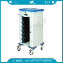 AG-CHT010 ABS nursing record hospital file trolleys cart